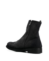 Bottines chelsea en daim noires Officine Creative