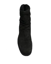 Bottines chelsea en daim noires Officine Creative