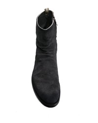 Bottines chelsea en daim noires Officine Creative