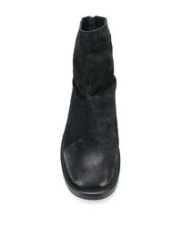 Bottines chelsea en daim noires Marsèll