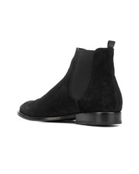 Bottines chelsea en daim noires Buttero