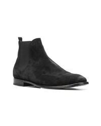 Bottines chelsea en daim noires Buttero