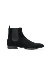 Bottines chelsea en daim noires Gianvito Rossi