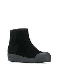 Bottines chelsea en daim noires Bally