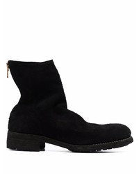 Bottines chelsea en daim noires Guidi