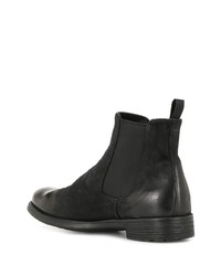 Bottines chelsea en daim noires Officine Creative