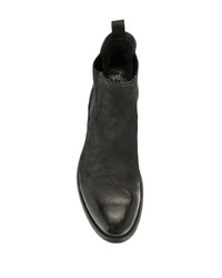 Bottines chelsea en daim noires Officine Creative