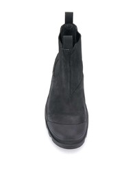 Bottines chelsea en daim noires Officine Creative