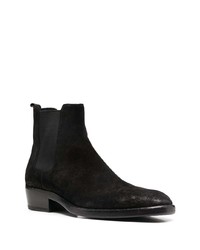 Bottines chelsea en daim noires Buttero