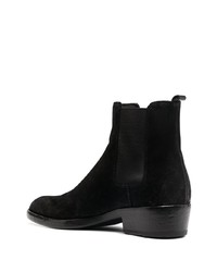 Bottines chelsea en daim noires Buttero