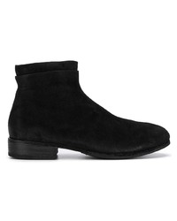 Bottines chelsea en daim noires Marsèll