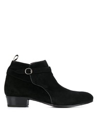 Bottines chelsea en daim noires Lidfort