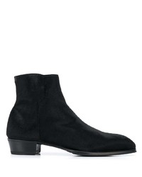 Bottines chelsea en daim noires Lidfort