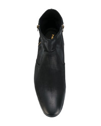 Bottines chelsea en daim noires Pete Sorensen