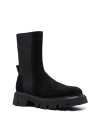 Bottines chelsea en daim noires N°21