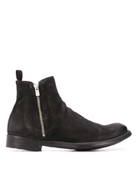 Bottines chelsea en daim noires Officine Creative