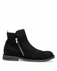 Bottines chelsea en daim noires Officine Creative