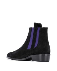 Bottines chelsea en daim noires Toga Virilis