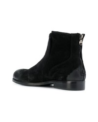 Bottines chelsea en daim noires Leqarant