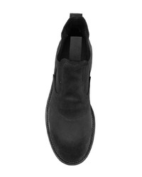 Bottines chelsea en daim noires Premiata