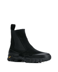 Bottines chelsea en daim noires Stone Island Shadow Project