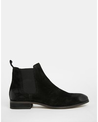 Bottines chelsea en daim noires