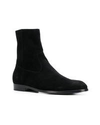 Bottines chelsea en daim noires Buttero