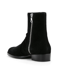 Bottines chelsea en daim noires Amiri