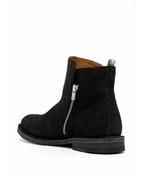 Bottines chelsea en daim noires Officine Creative