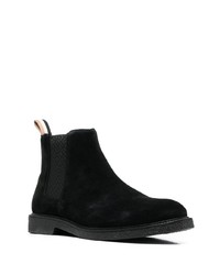 Bottines chelsea en daim noires BOSS