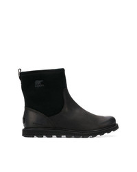 Bottines chelsea en daim noires Sorel