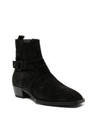 Bottines chelsea en daim noires Represent