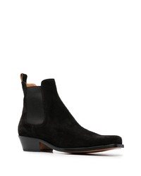 Bottines chelsea en daim noires Buttero