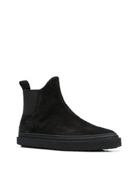 Bottines chelsea en daim noires Buttero