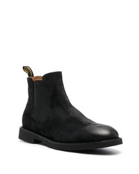 Bottines chelsea en daim noires Doucal's