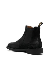 Bottines chelsea en daim noires Doucal's