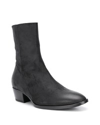 Bottines chelsea en daim noires MATT MORO