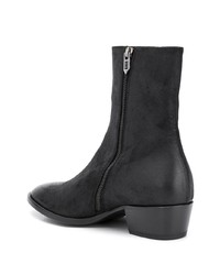 Bottines chelsea en daim noires MATT MORO