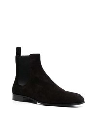 Bottines chelsea en daim noires Gianvito Rossi