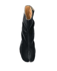 Bottines chelsea en daim noires Maison Margiela