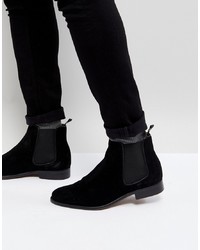 Bottines chelsea en daim noires WALK LONDON