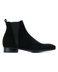 Bottines chelsea en daim noires Dolce & Gabbana