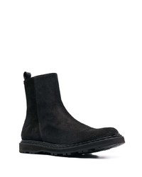 Bottines chelsea en daim noires Officine Creative