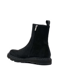 Bottines chelsea en daim noires Officine Creative