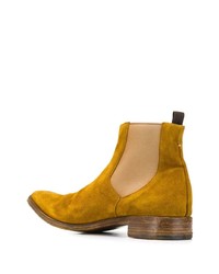 Bottines chelsea en daim tabac Premiata