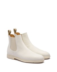 Bottines chelsea en nubuck blanches Church's