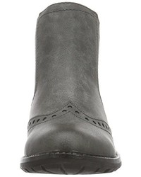 Bottines chelsea gris foncé Marco Tozzi