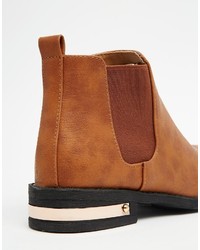 Bottines chelsea marron clair Daisy Street