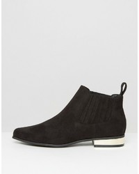 Bottines chelsea noires Asos