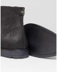 Bottines chelsea noires Boss Orange